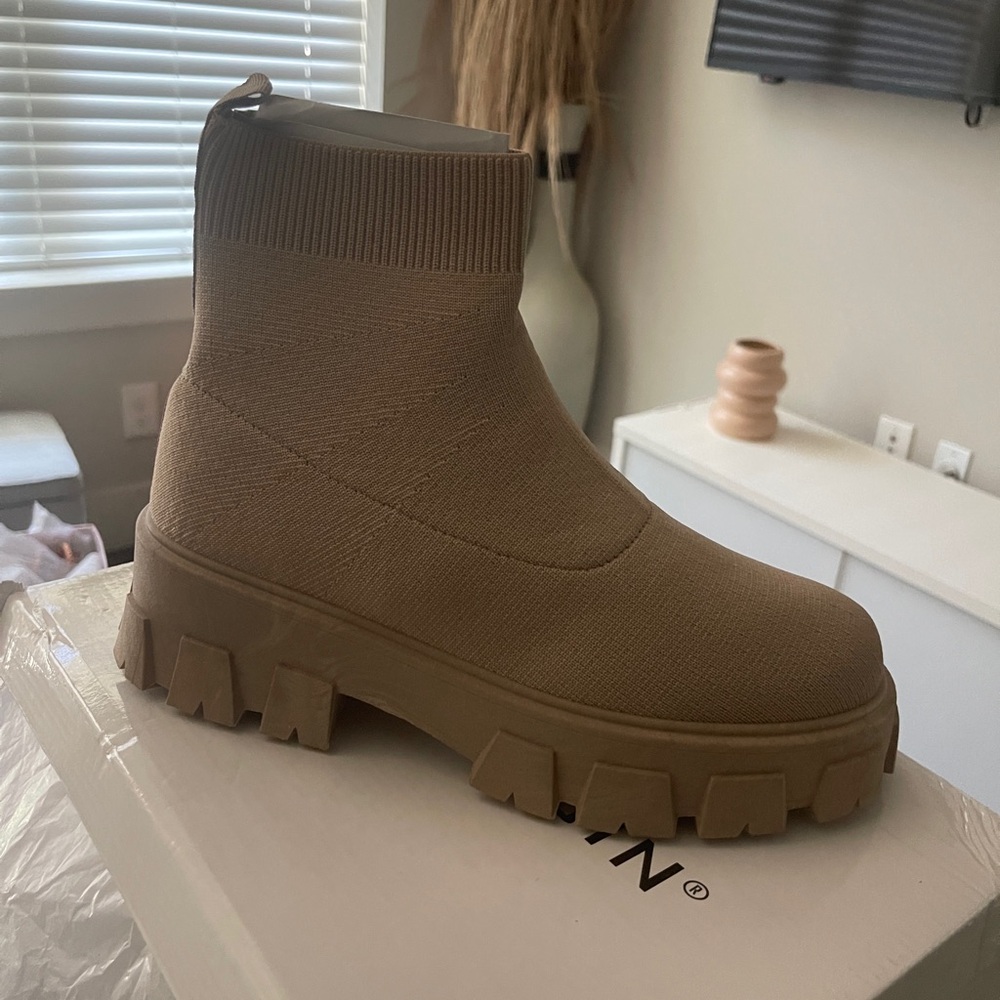 Stylish Tan Ankle Boots